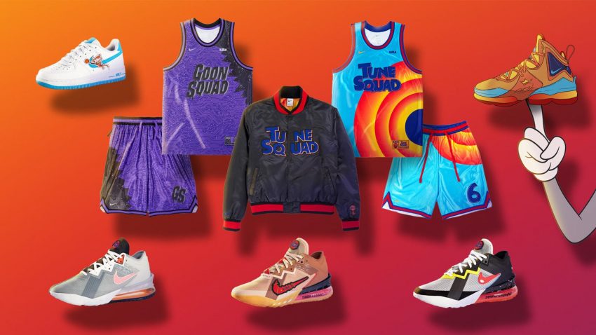 SPACE JAM / SPACE PLAYERS × NIKE LEBRON 18 LOW、コラボアパレルが7