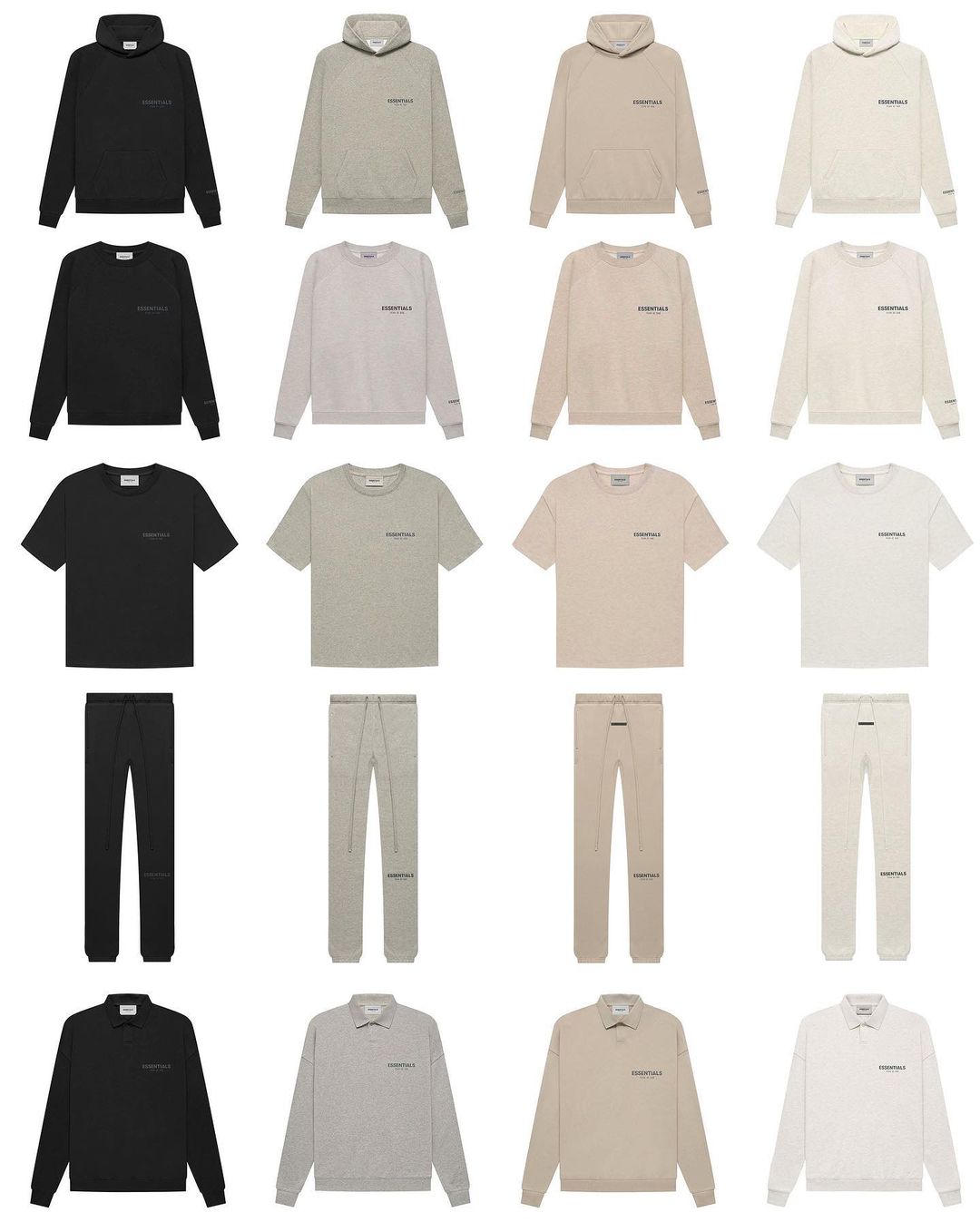 FEAR OF GOD ESSENTIALS CORE COLLECTION DROP 2が1/7、1/8に国内発売予定 - FASHION FALE
