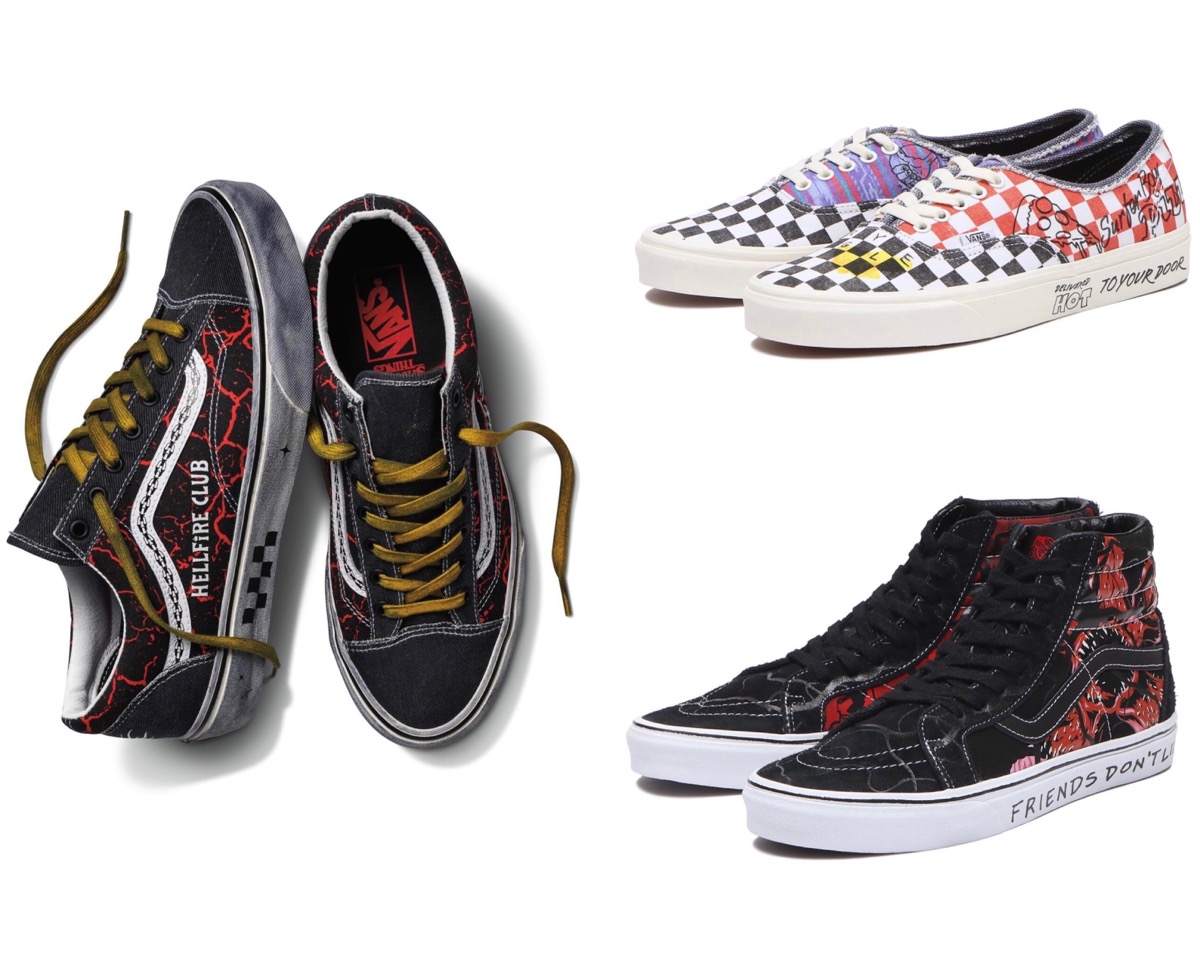 town in terms of fit Stranger Things × Vans コラボコレクションが国内8月26日/9月2日に発売予定 - FASHION FALE