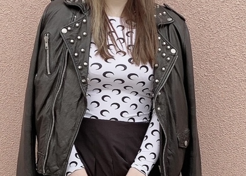 Marine Serre 黒 帽子 月のマーク MARINE SERRE Marine Serre マリーン セル ベースボールキャップ