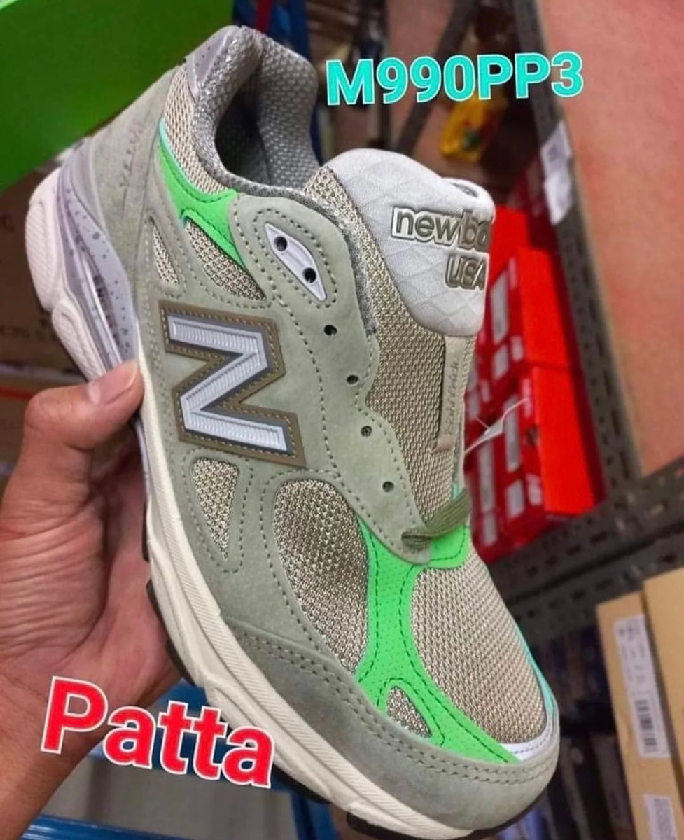 Patta × New Balance 『990v3 “Green”』が発売予定 ［M990PP3  