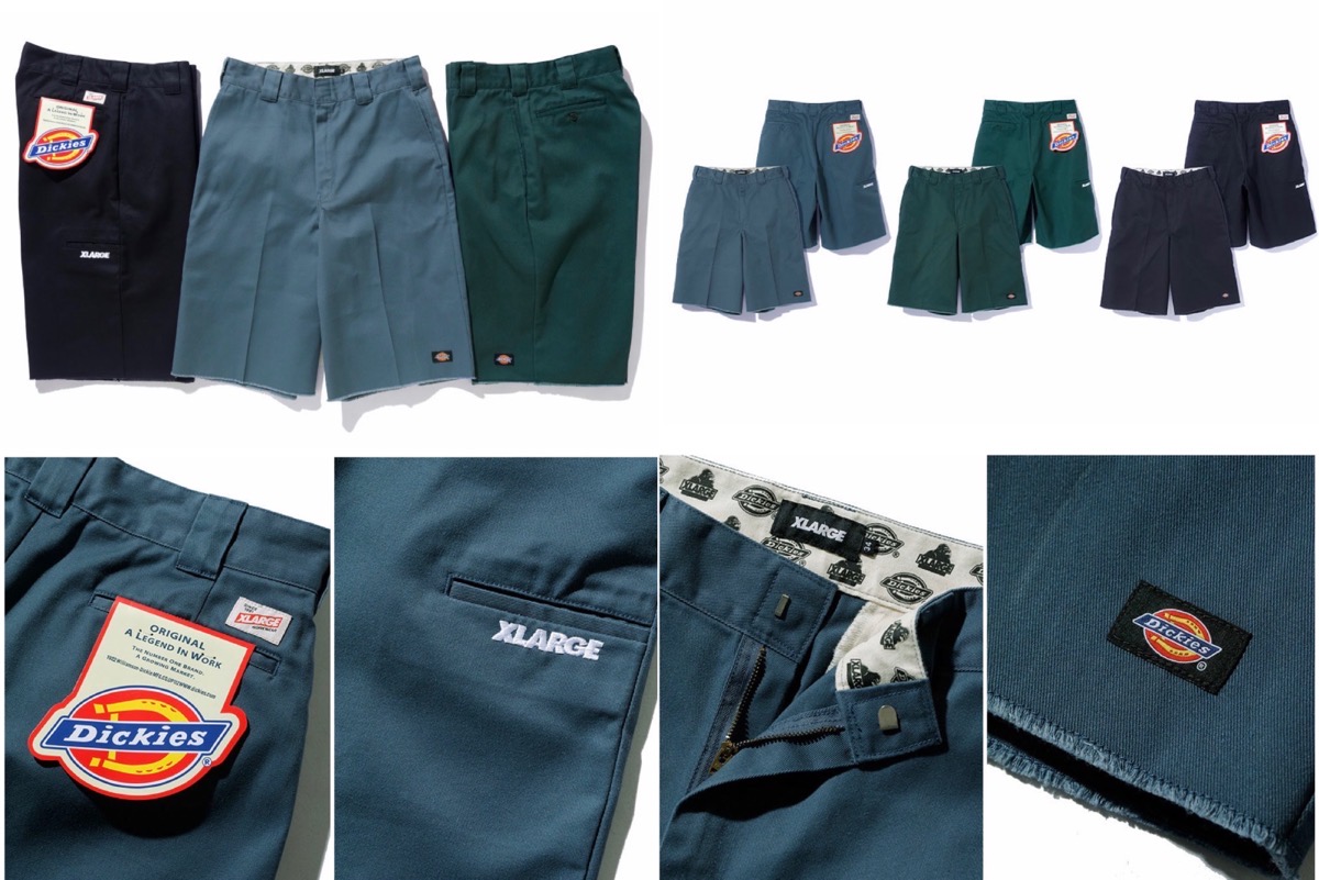XLARGE®︎ × Dickies 別注ショーツが国内5月13日より発売 - FASHION FALE
