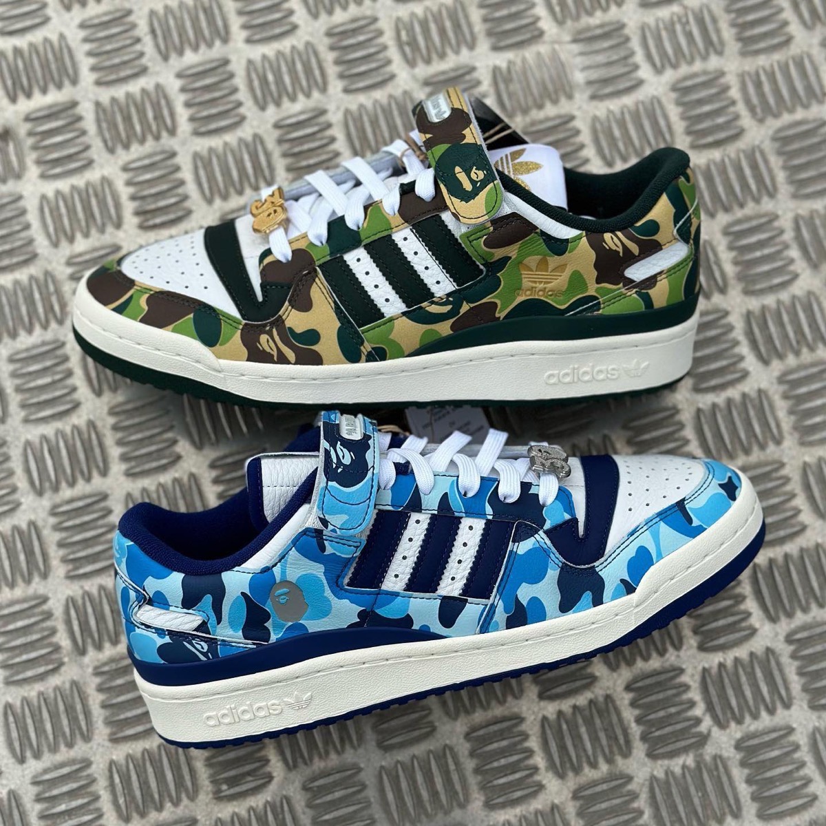 adidas × BAPE®︎ 30周年記念コラボ『Forum Low』が国内5月20日に発売 