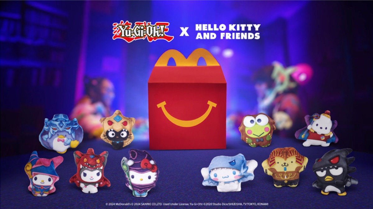 海外McDonaldがYu-Gi-Oh! x Hello Kitty & Friendsとのコラボハッピー 