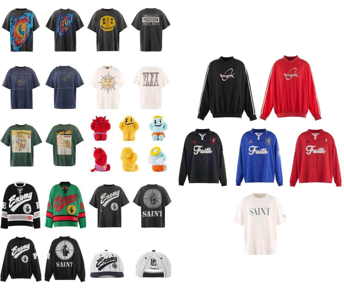 SAINT Mxxxxxx × CPFM | Public Enemy コラボアイテムが国内9月14日 