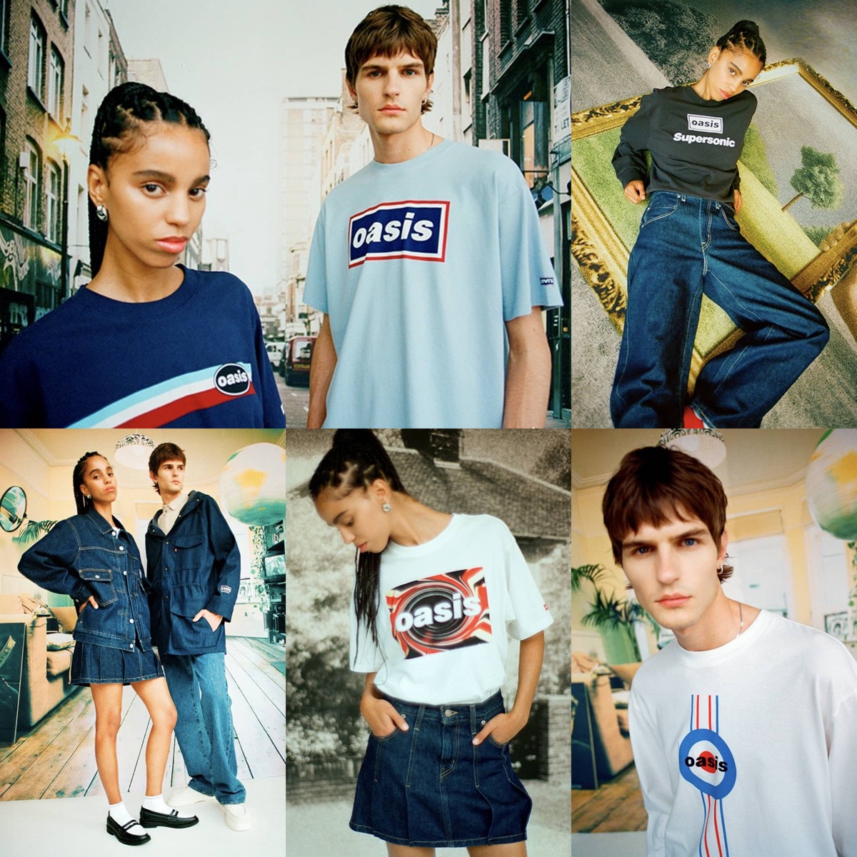 Levi's x Oasis 2025年秋冬コラボコレクションが国内発売開始