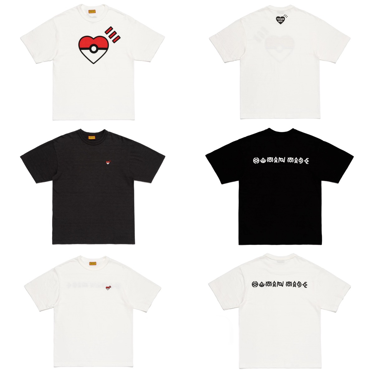 HUMAN MADE x ポケモン コラボTシャツが国内10月6日に発売 - FASHION FALE